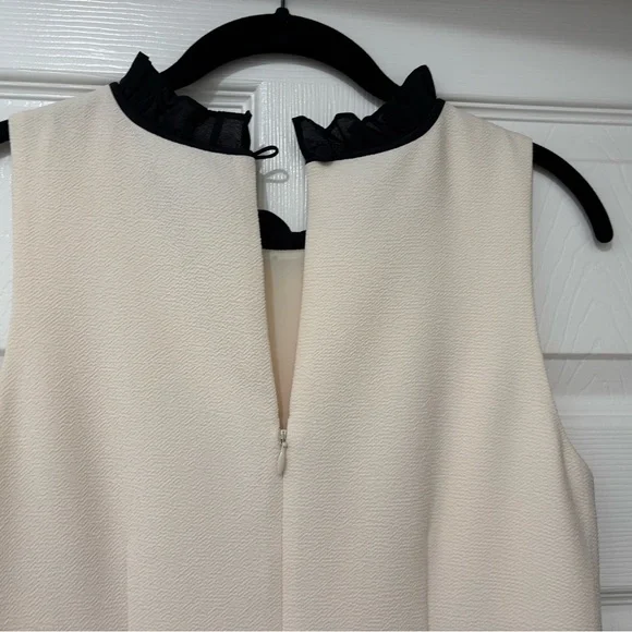 J. Crew Cream and Black Sleeveless Dress - Picture 8 of 8